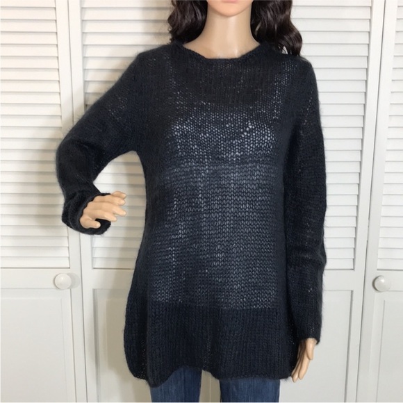 Calvin Collection Vintage 1994 S/S collection Mohair Hand Knit Sweater - Picture 2 of 10